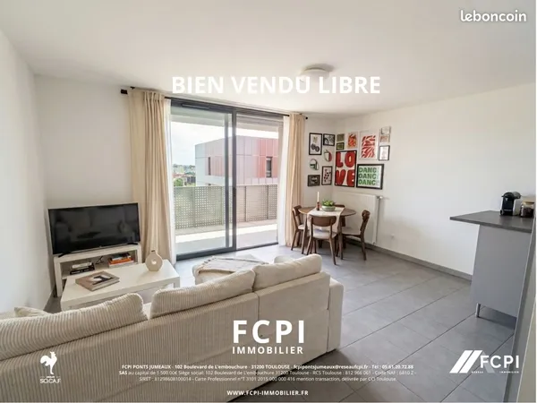 Appartement 3 pièces 62 m²