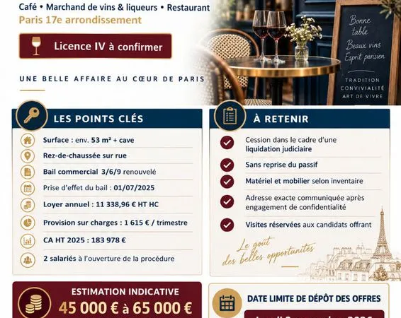 Boutique 53 m² PARIS