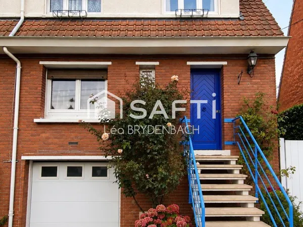 Maison 4 pièces - env. 95 m2 - 3 ch - Marcq-en-Baroeul