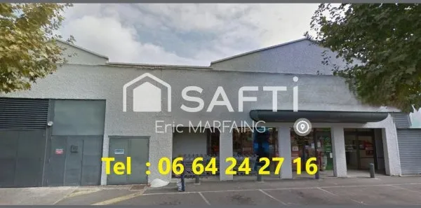 Local + stockage + 17 garages en coeur de ville