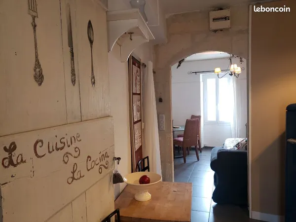 Apart 1 chambre 50m2, avec patio