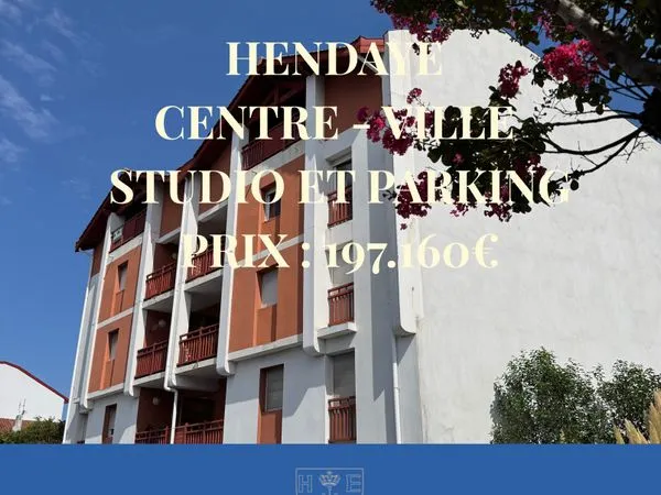 Studio de 36.11m2, Parking, Hendaye