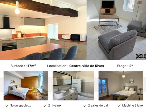 Chambre dans colocation - 15m2 - Rives