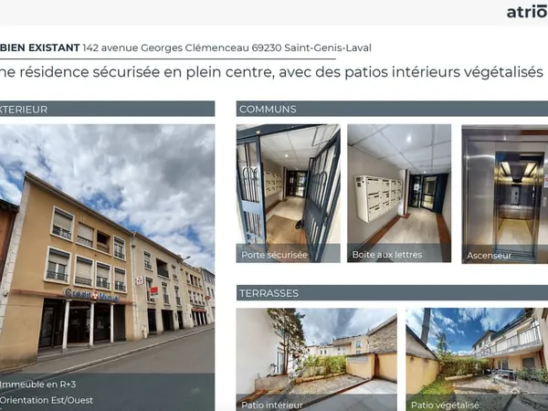 Appartement 1 pièce 27 m²