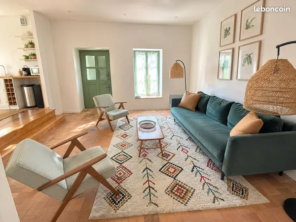 A LOUER-Charmante maison rénovée de 80m²