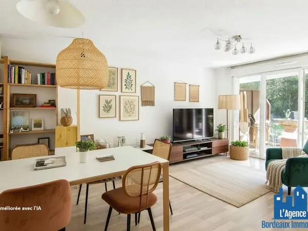 COMPROMIS SIGNE. EXCLUSIVITE ! CENON - APPARTEMENT TYPE 2 D'ENVIRON 41 M2 AVEC TERRASSE DE 11 M2 + P