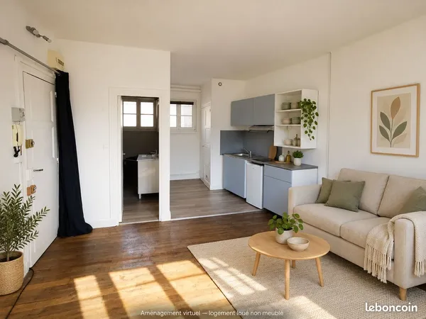 Studio 24m² - Lumineux - Tours Centre Strasbourg - Climatisation