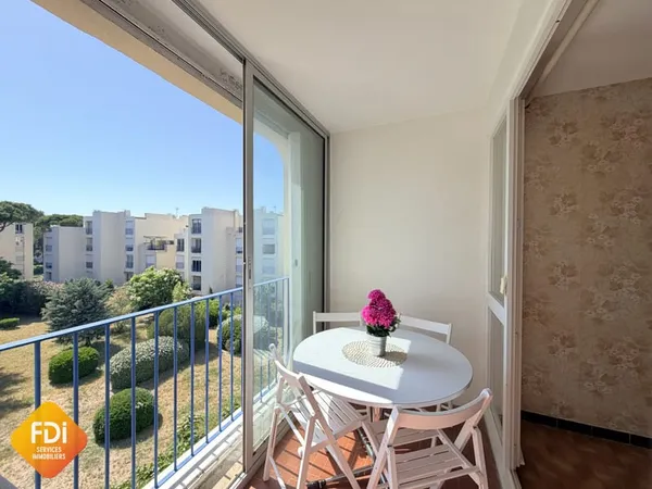 Ponant - Studio avec terrasse et parking - 21.66 m2