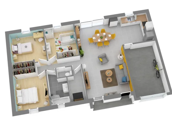 Maison neuve 4 pièces 83 m²
