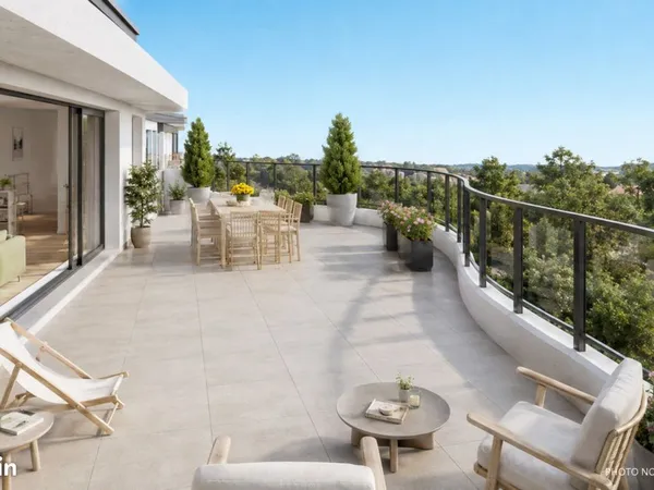Appartement 4 pièces avec deux terrasses