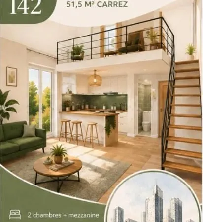 Duplex 51 m² Courbevoie