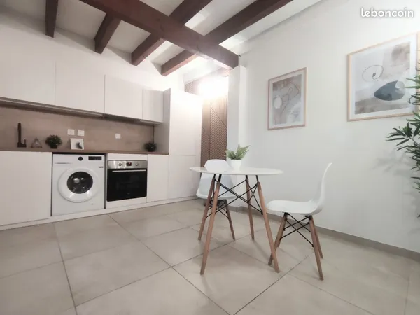 Duplex meublé rénové 32 m² - Tram 2 min - ARTEM