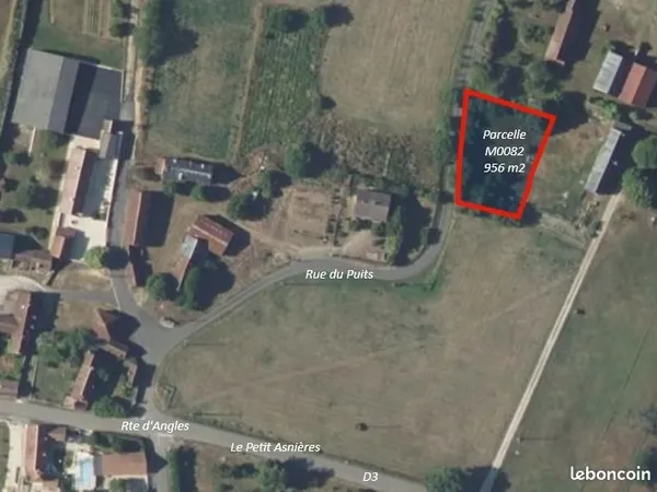 Terrain constructible à vendre