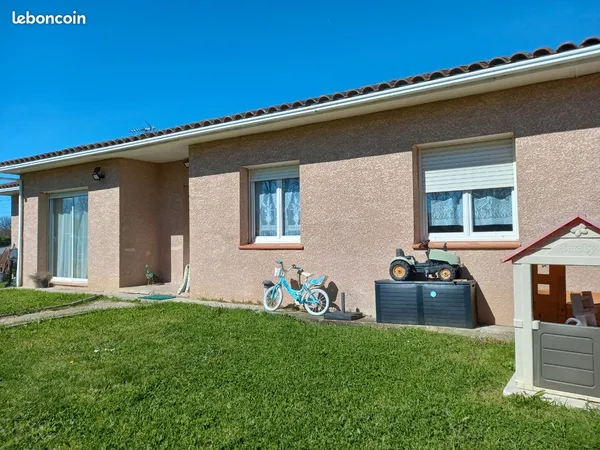 Maison T4 plain-pied 95m²