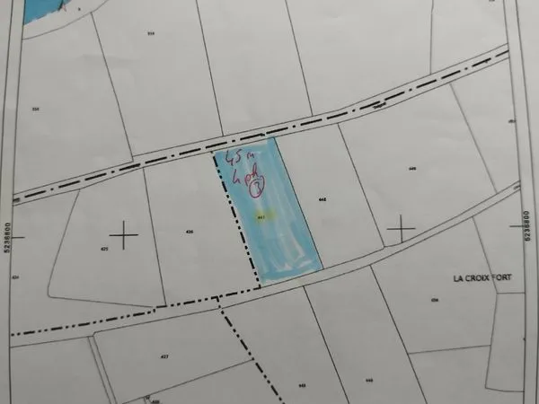 Vends terrain agricole secteur saint-martinien