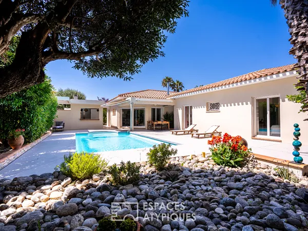 Villa contemporaine avec piscine et prestations haut de gamme près de Perpignan