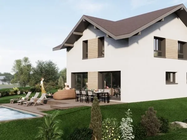 Projet de construction d'une maison 130 m² avec terrain à DINGY-EN-VUACHE (74)