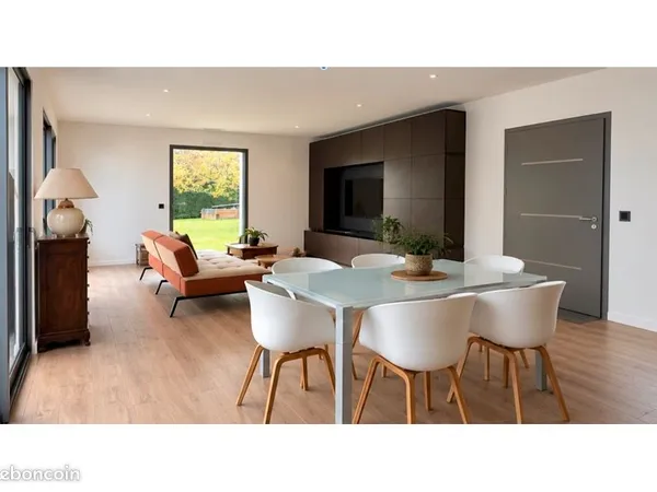 T2 meuble 64m2 climatise avec terrasse et parking