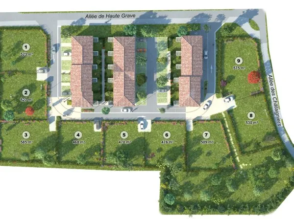 Terrain en individuel 509 m²