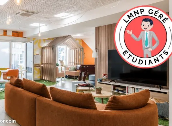 Studio 1 pièce 19 m²