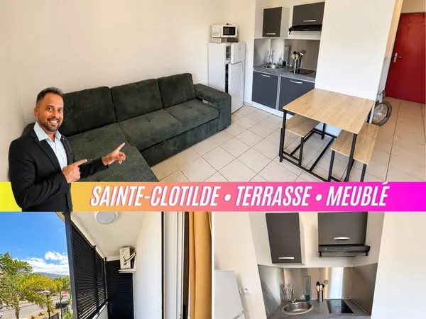 Meublé & Terrasse Privative — Studio 23 m² + 7 m² de terras