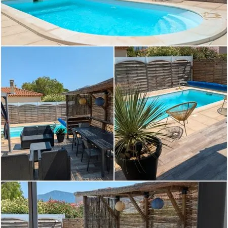 4 faces plain-pied piscine aucun travaux