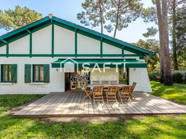 Lacanau | Maison basque rénovée | 3 chambres | au lac