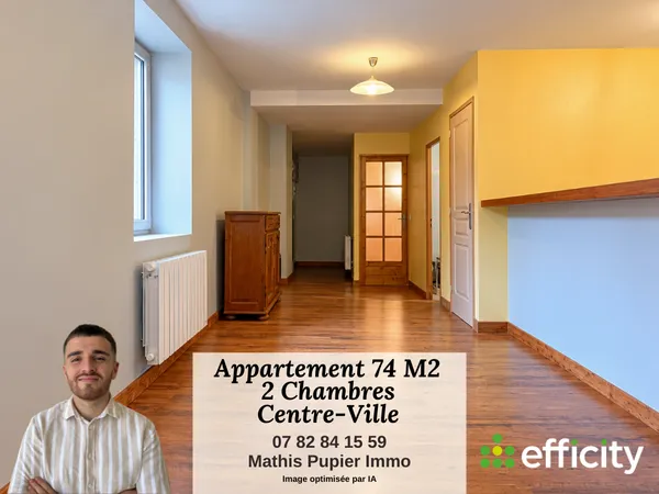 Appartement 3 pièces 74 m²