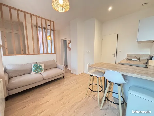 Appartement T2 meublé jardin - Romans