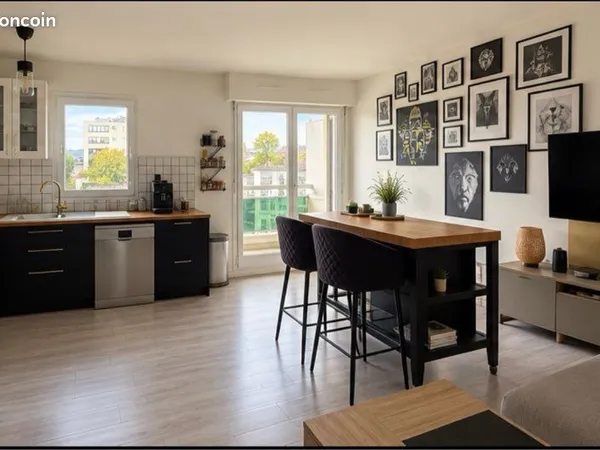 Appartement T2 meublé - 41 m² + balcon 11 m² + parking - Vanves