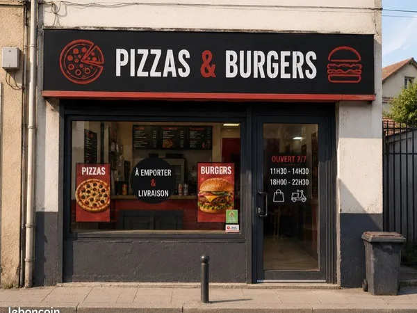 Restauration rapide pizza & burger