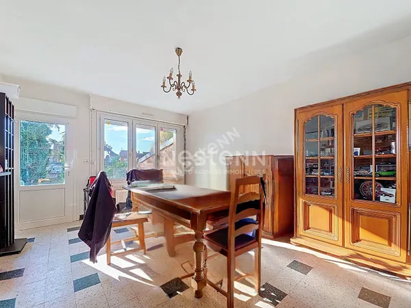 Maison Marquette En Ostrevant 5 pièce(s), 79000 euros, louée actuellement.