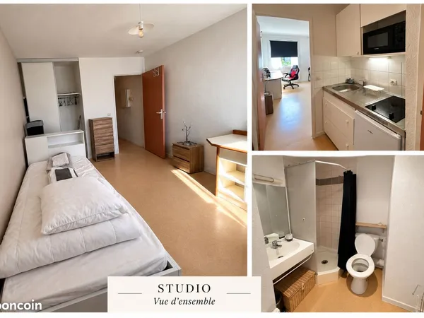Studio meublé 19 m2