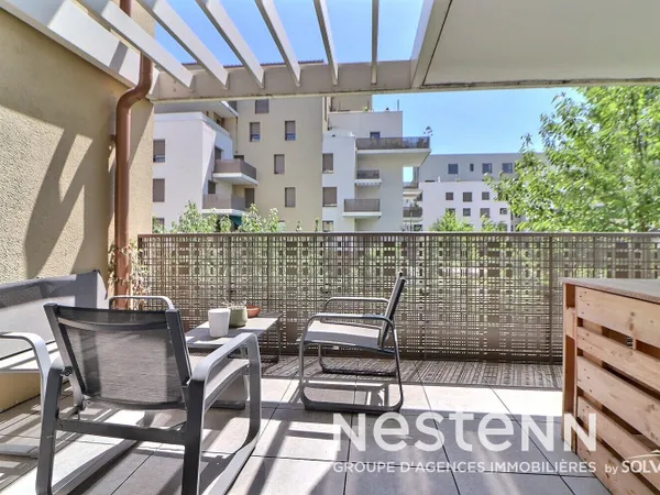 Saint-Priest Centre Ville, Appartement T3, 60m2, Terrasse, Garage fermé