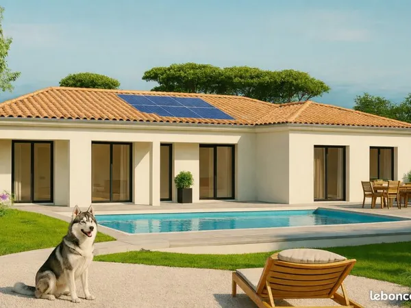 Maison neuve 120 m² avec terrain de 610 m² à Bretx (31530) - 3 chambres, suite parentale et jardin
