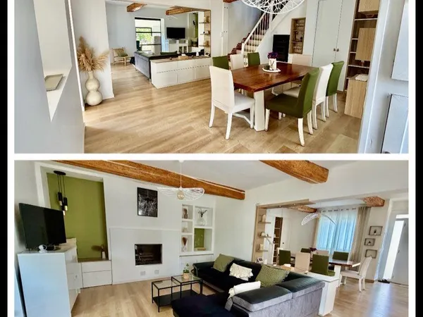 Maison de village 160 m² - Terrain constructible 800 m² - 3 chambres - Jacuzzi