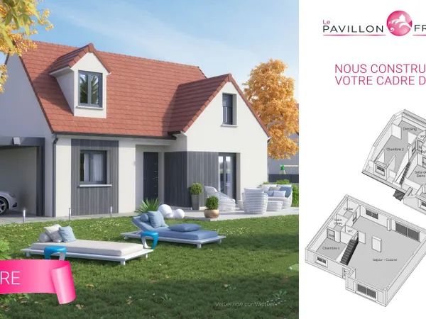 Terrain + maison 115 m²
