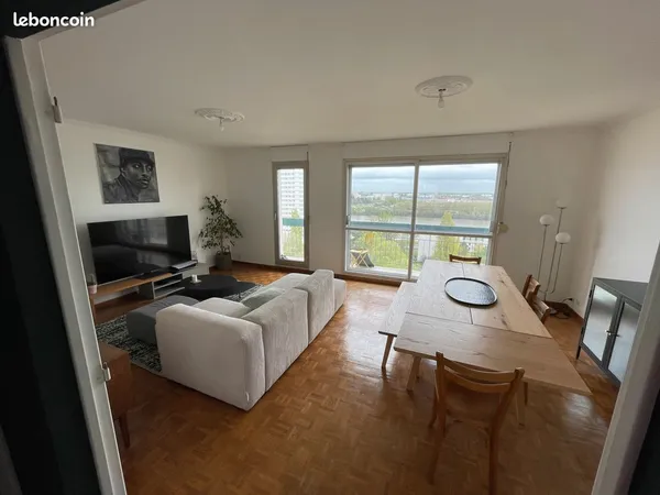 Chambre en colocation - Île de Nantes - Appartement rénové avec vue Loire - 495 CC