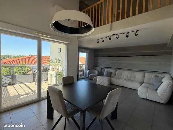 APPARTEMENT T4 DUPLEX - 122 m² - DERNIER ÉTAGE - RÉSIDENCE DE STANDING