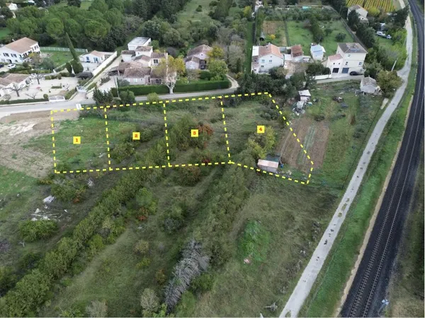 Terrain en individuel 760 m²