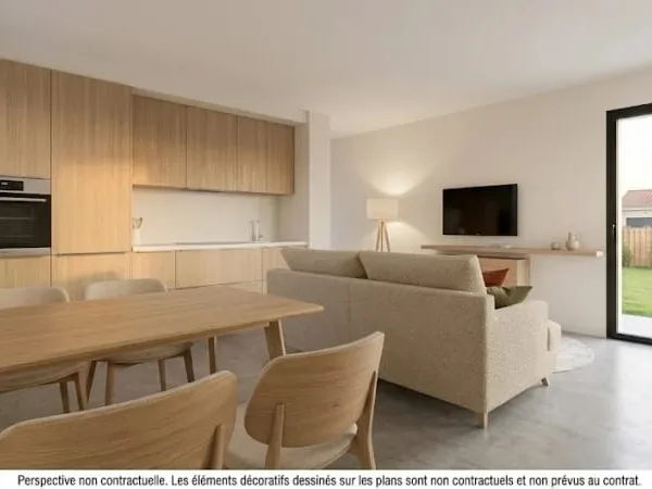 Maison neuve 2 pièces 47 m²