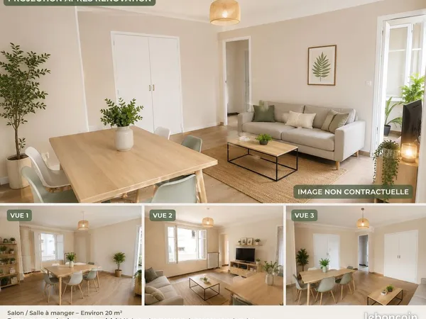 Chambre meublée en colocation - Facultés Aix - 580 CC