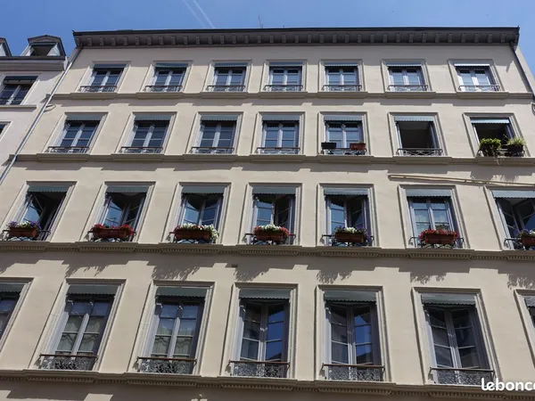 Local professionnel 95 m² + mezzanine 55 m² à louer, Lyon 2e (Ainay), rue Franklin. Bail précaire 1 