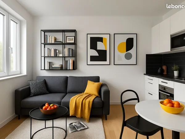 Studio 1 pièce 25 m²