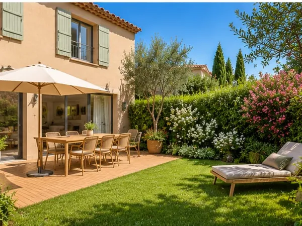 LORGUES  MAISON FAMILIALE AVEC TERRASSE, JARDIN ET GARAGE