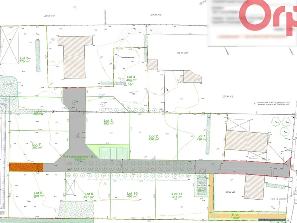 Terrain 414 m²