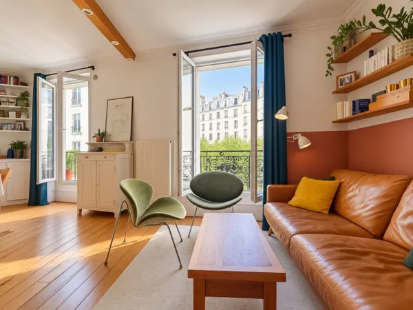Vends appartement avec cachet au coeur du Village Jourdain - Paris 20ème