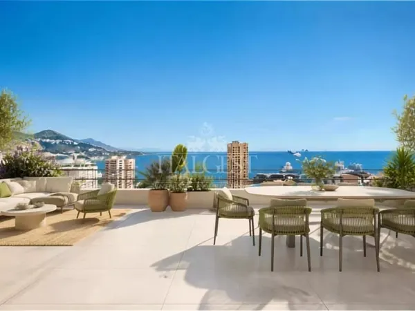 BLUEMONT · Frontière Monaco — Appartement 3 pièces · 7ème étage · Sud · Vue mer et Monaco · Terrasse