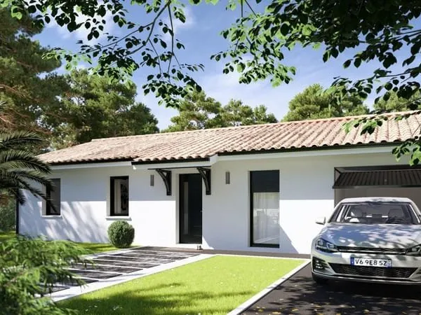 TERRAIN+MAISON A MONT DE MARSAN