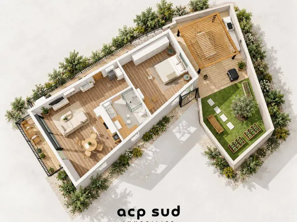 Appartement 2 pièces 64 m²